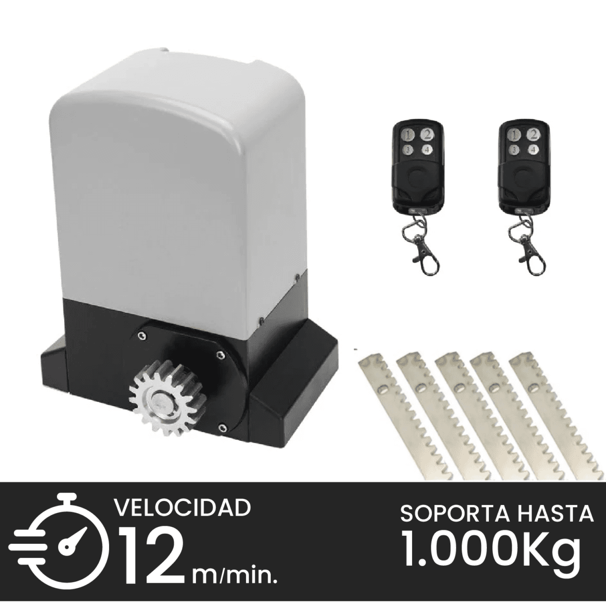 Motor para Portón Corredera 220V